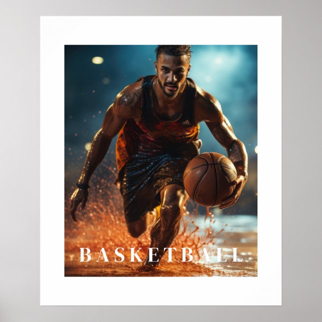 Póster Poster de baloncesto (Frente)