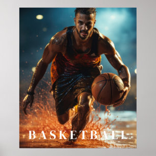 Póster Poster de baloncesto