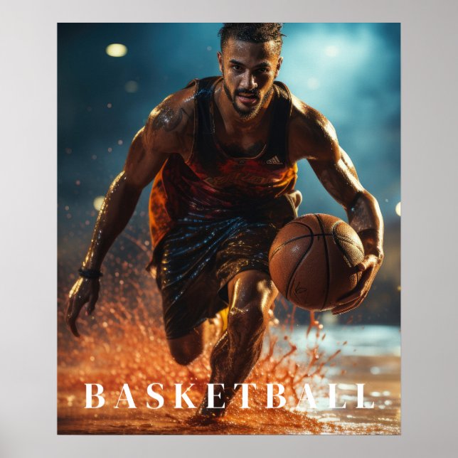 Póster Poster de baloncesto (Frente)