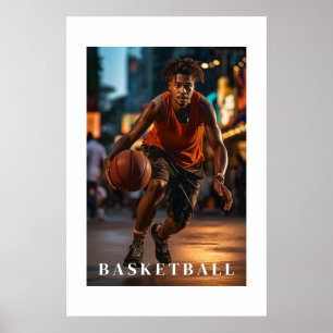 Póster Poster de baloncesto
