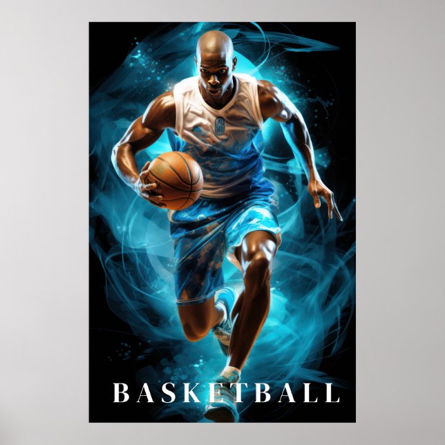 Póster Poster de baloncesto (Frente)
