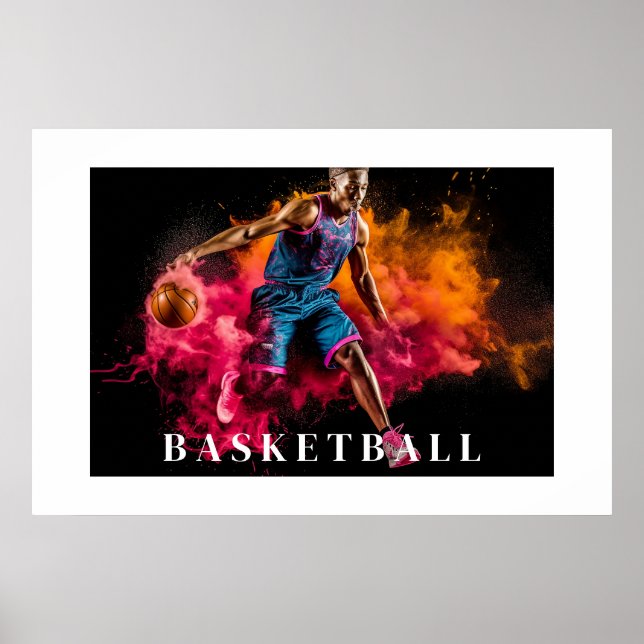 Póster Poster de baloncesto (Frente)