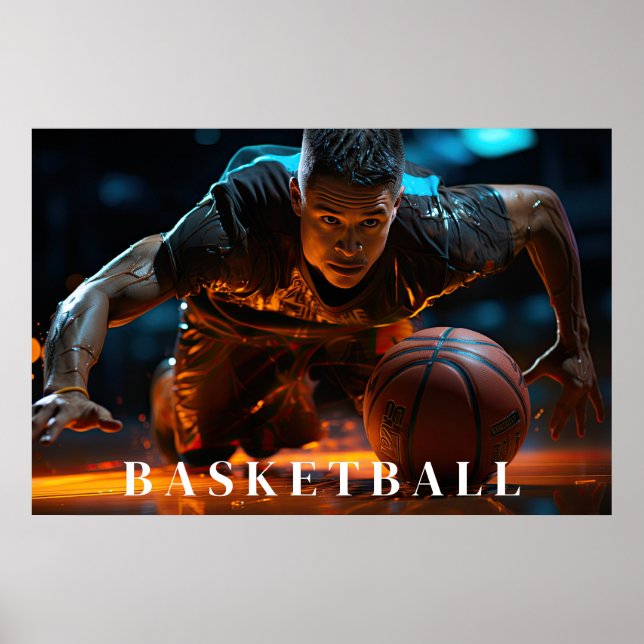 Póster Poster de baloncesto (Frente)
