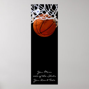 Póster Poster de Baloncesto con citas motivacionales depo