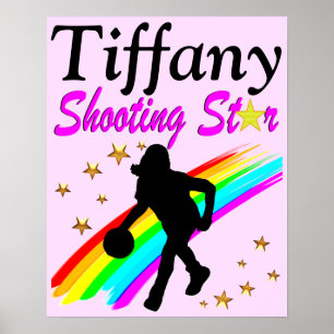 Póster POSTER DE BALONCESTO PERSONALIZADO DE bonito PINK