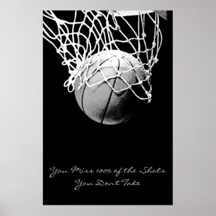 Póster Poster de Baloncesto por Cita Motivacional
