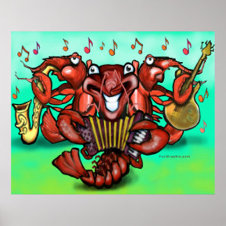 Póster Poster de banda de cigalas
