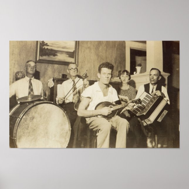 Póster Poster de banda musical de los años 20 (Frente)