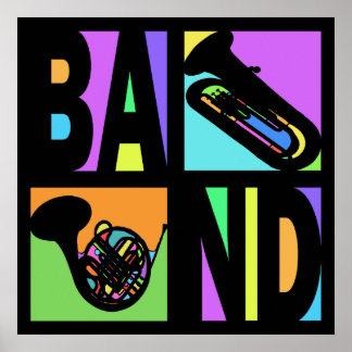 Póster POSTER de banda POP ART