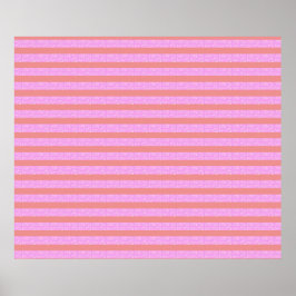 Póster Poster de bandas geométricas rosadas