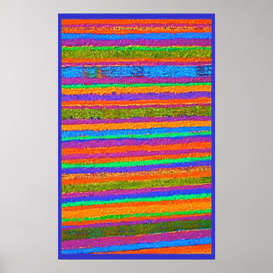 Póster Poster de bandas multicolor