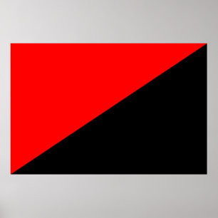 Póster Poster de Bandera Anarquista (Anarchismo)