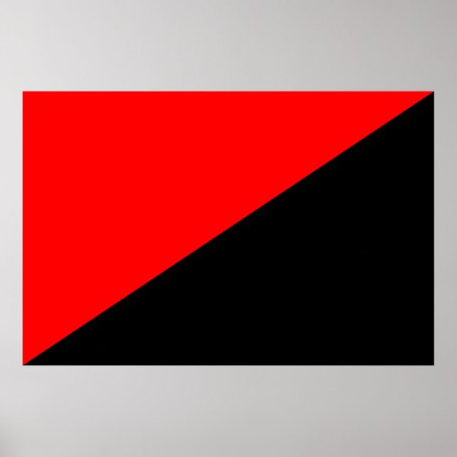 Póster Poster de Bandera Anarquista (Anarchismo) (Frente)