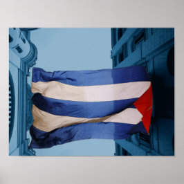 Póster Poster de bandera de Cuba