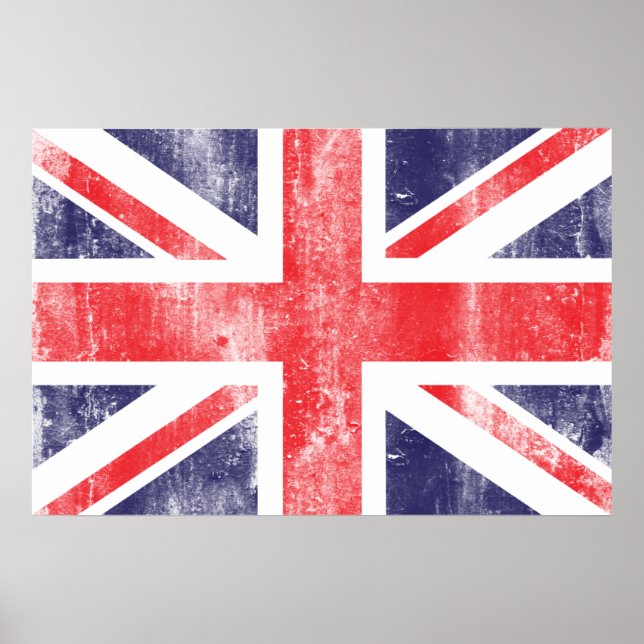 Póster Poster de bandera de época (Frente)