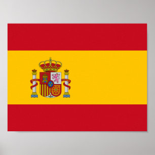 Póster Poster de Bandera de España