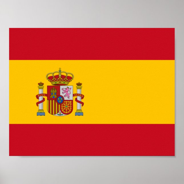 Póster Poster de Bandera de España (Frente)