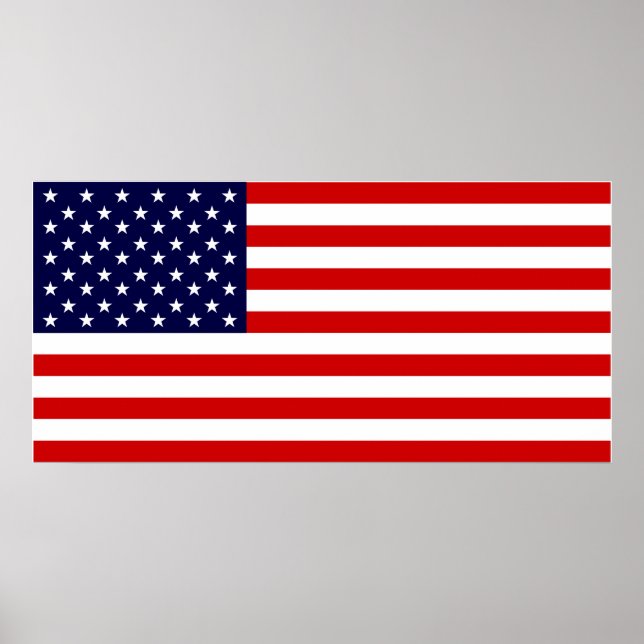Póster POSTER de bandera de Estados Unidos (Frente)