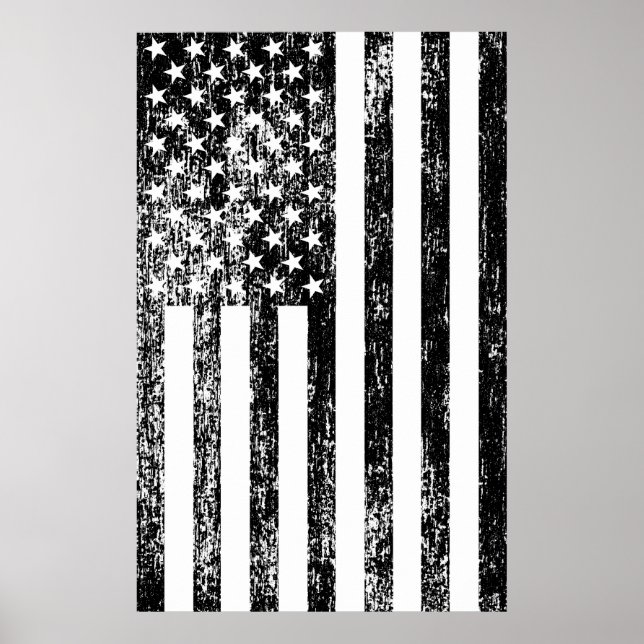 Póster Poster de Bandera de Estados Unidos (Frente)