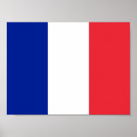 Poster de bandera de Francia