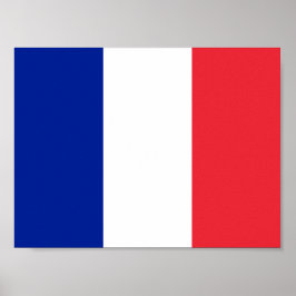 Póster Poster de bandera de Francia