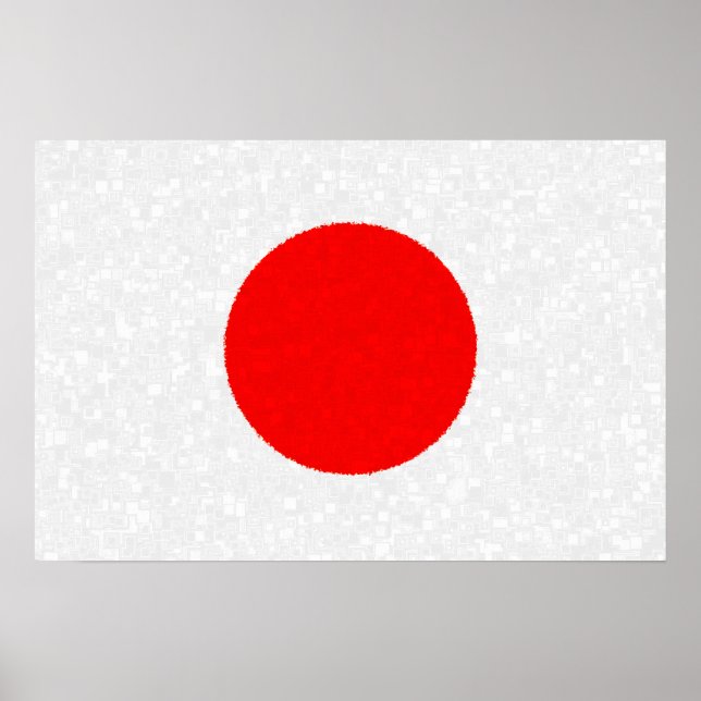 Póster Poster DE BANDERA DE JAPÓN (Frente)