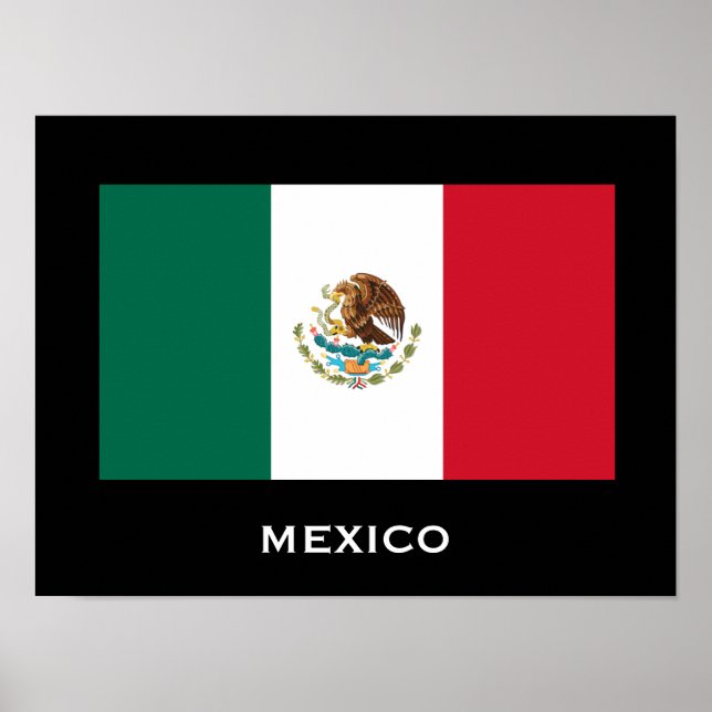 Póster Poster de Bandera de México (Frente)