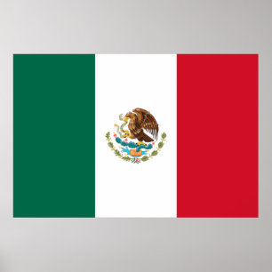 Póster Poster de Bandera Nacional de México