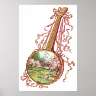 Póster Poster de Banjo Ribbons