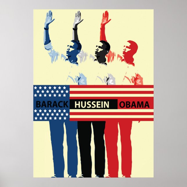 Póster Poster de Barack Hussein Obama (Frente)
