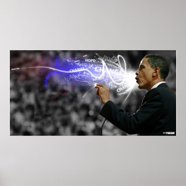 Póster Poster de Barack Obama (Frente)
