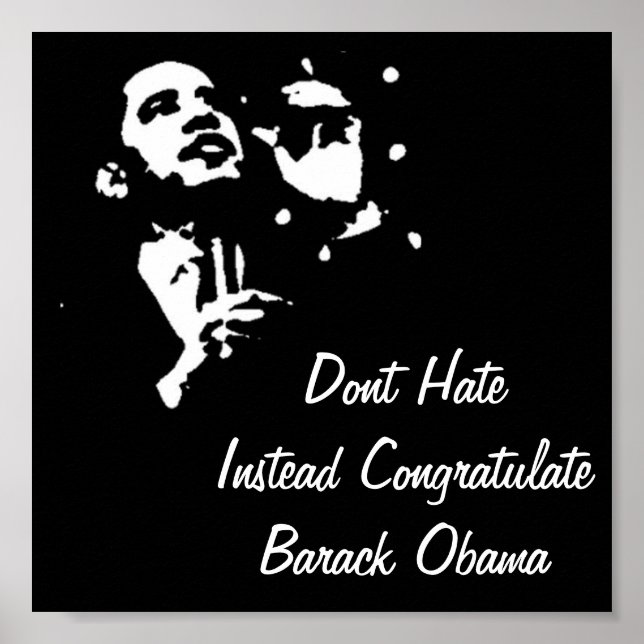 Póster Poster de Barack Obama (Frente)