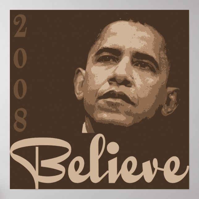 Póster Poster de Barack Obama (Frente)