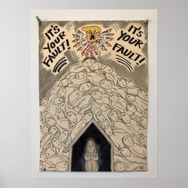 Póster poster de Barbara Dale "No es culpa mía" (Frente)