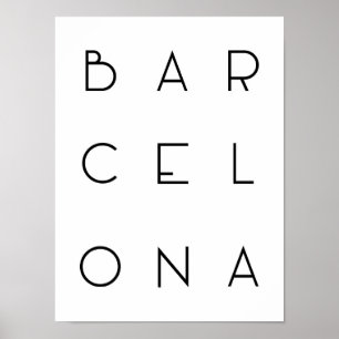 Póster Poster de Barcelona