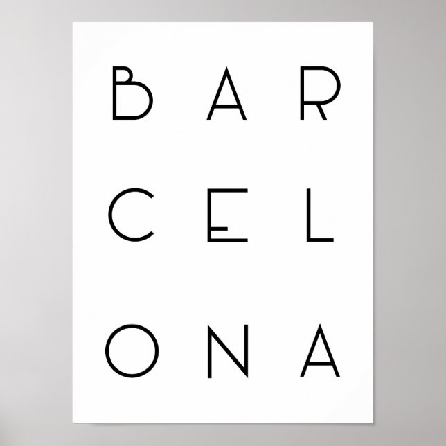 Póster Poster de Barcelona (Frente)
