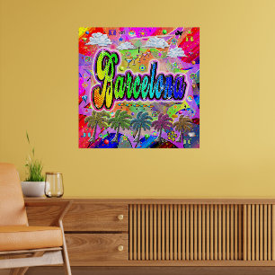 Póster Poster de Barcelona Vista Express