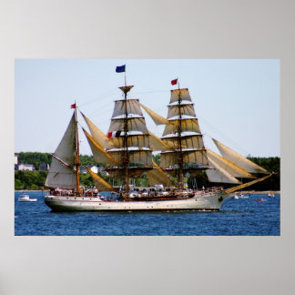 Póster Poster de Barco Alto de Europa