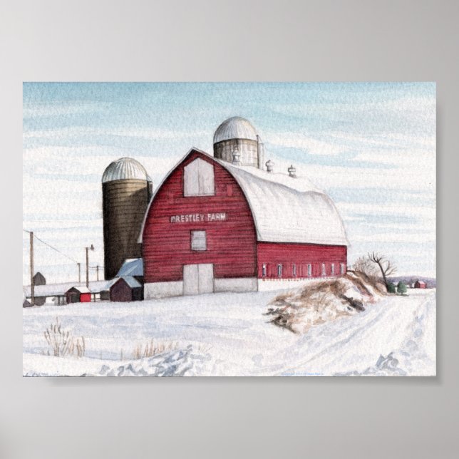 Póster Poster de Barn de Prestley (Frente)