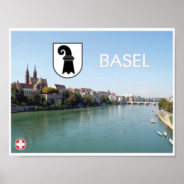 Póster Poster de Basilea - Suiza (Frente)