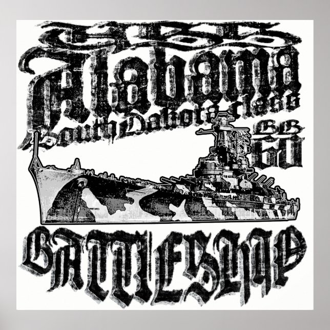 Póster Poster de Batalla de Alabama (Frente)