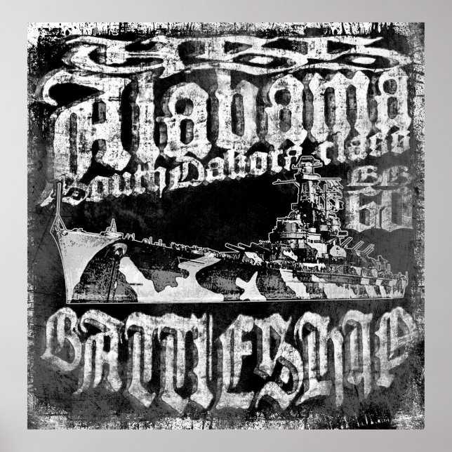 Póster Poster de Batalla de Alabama (Frente)