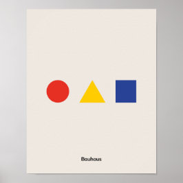 Póster Poster de Bauhaus, Poster de Exposiciones de Bauha