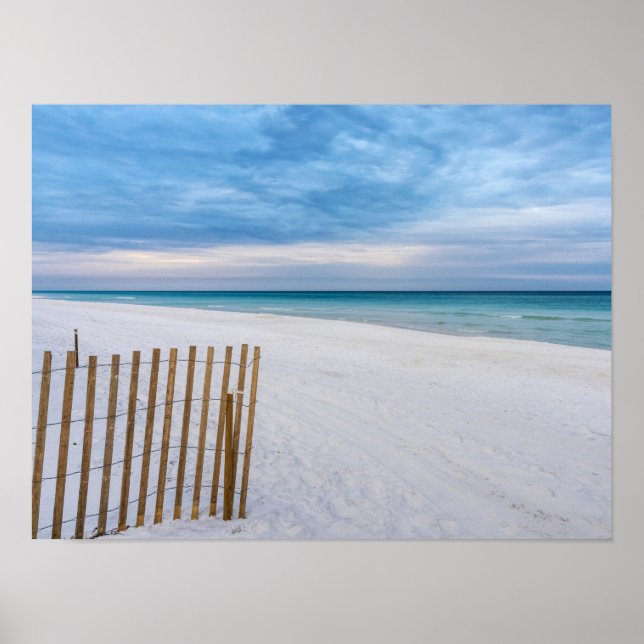 Póster Poster de Beach Fence Morning Destin Florida (Frente)
