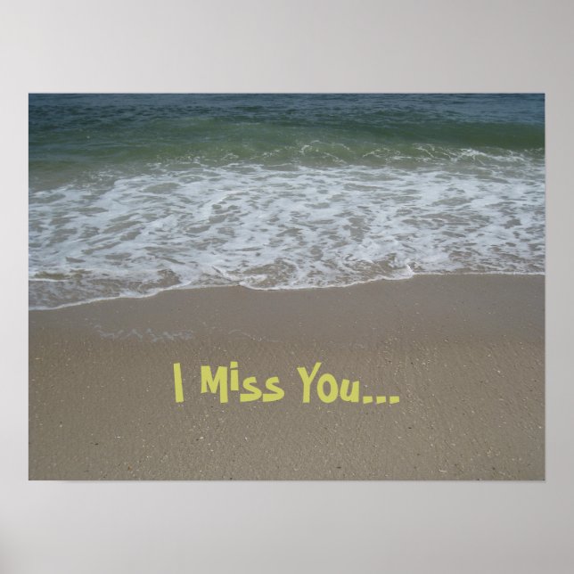 Póster Poster de Beach Miss You (Frente)