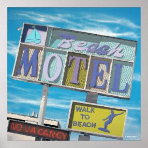 Póster Poster de Beach Motel