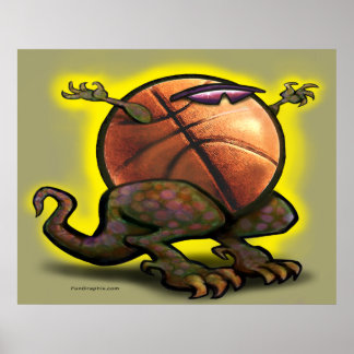 Póster Poster de Bebidas de Baloncesto