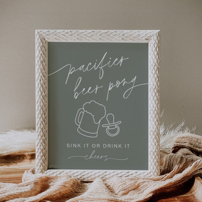 Póster POSTER de Beer Pong del Pacífico Verde SAGE (Subido por el creador)