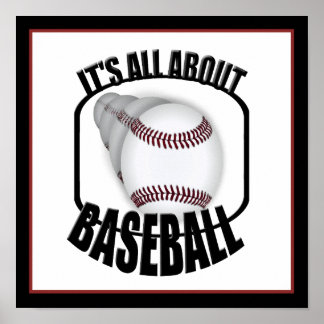 Póster Poster de béisbol