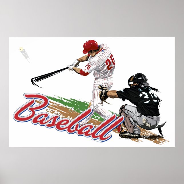 Póster Poster de béisbol (Frente)